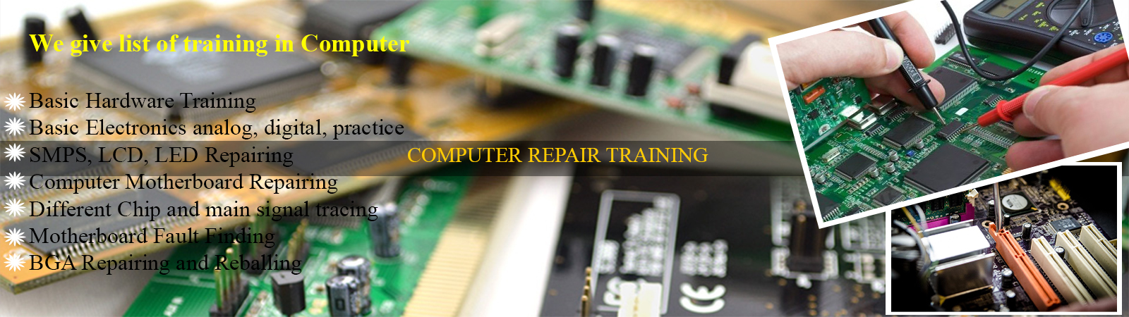 computer repair course institute
